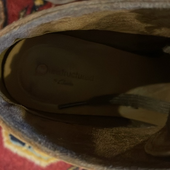 CLARKS | unstructured Brown leather, Lace-up Chukka boots with Heel - Picture 3 of 4